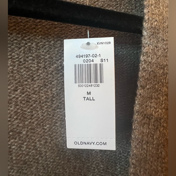 NWT Old Navy So Soft Tie Waist Sweater, Size M Tall, Sedimentary - Picture 7 of 8